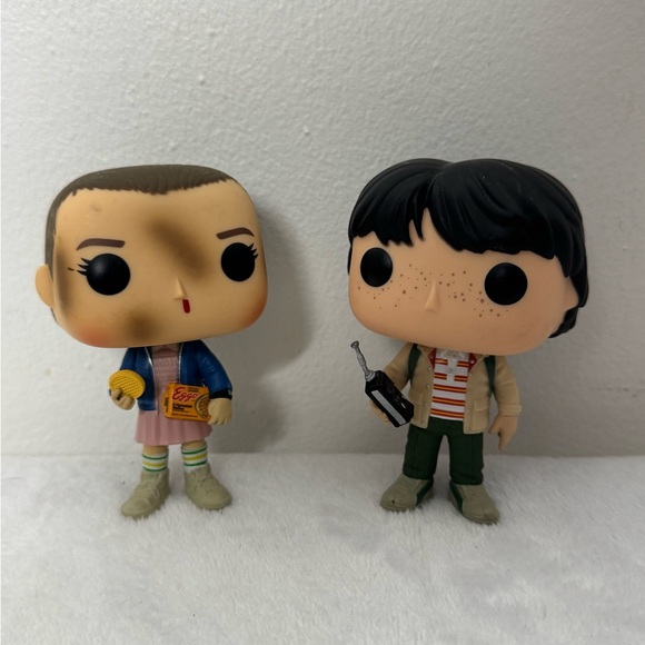 Funko Other - Funko Pop Stranger Things Mike Wheeler and Eleven with Eggos Bundle
